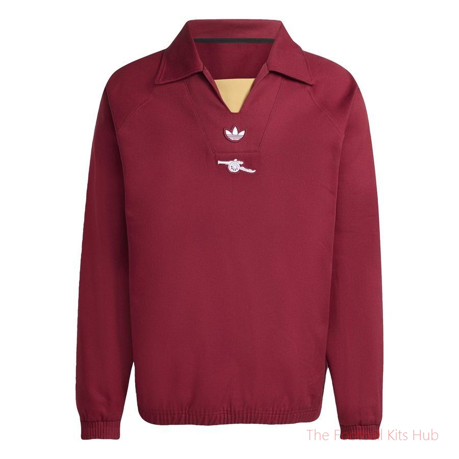 Arsenal Sweatshirt Drill Terrace Icons - Burgundy-unisoccer store